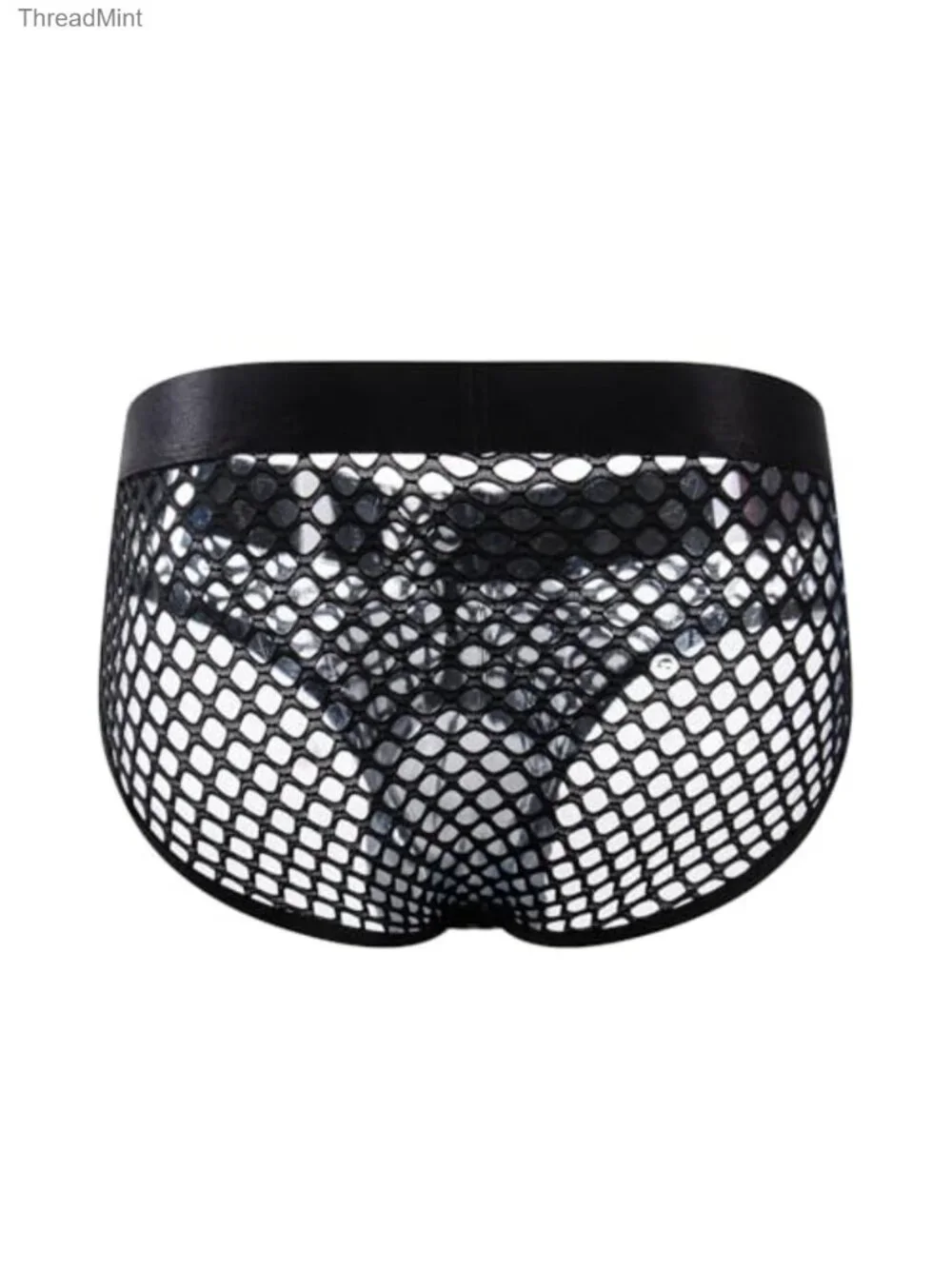 Men's Low Rise Mesh Briefs Breathable Polyamide Elastane Underwear